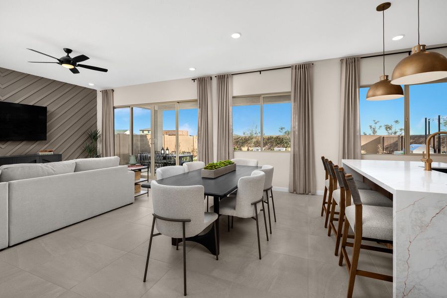 Representative furnished interior of a home built from the Sienna by Mattamy Homes in Soleo, San Tan Valley (Image 9).