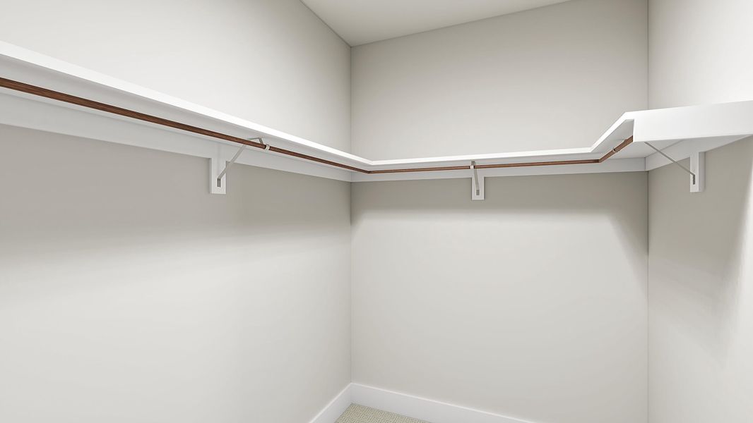 Representative unfurnished interior of a home built from the Bluebonnet by Tri Pointe Homes in Terrace Collection at Harvest, Argyle (Image 19).