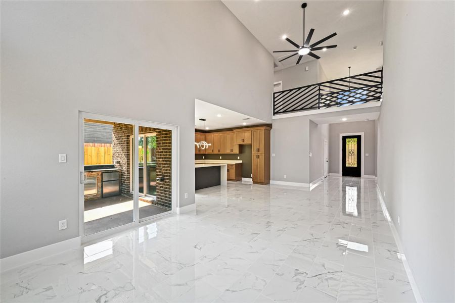 modern open floor plan