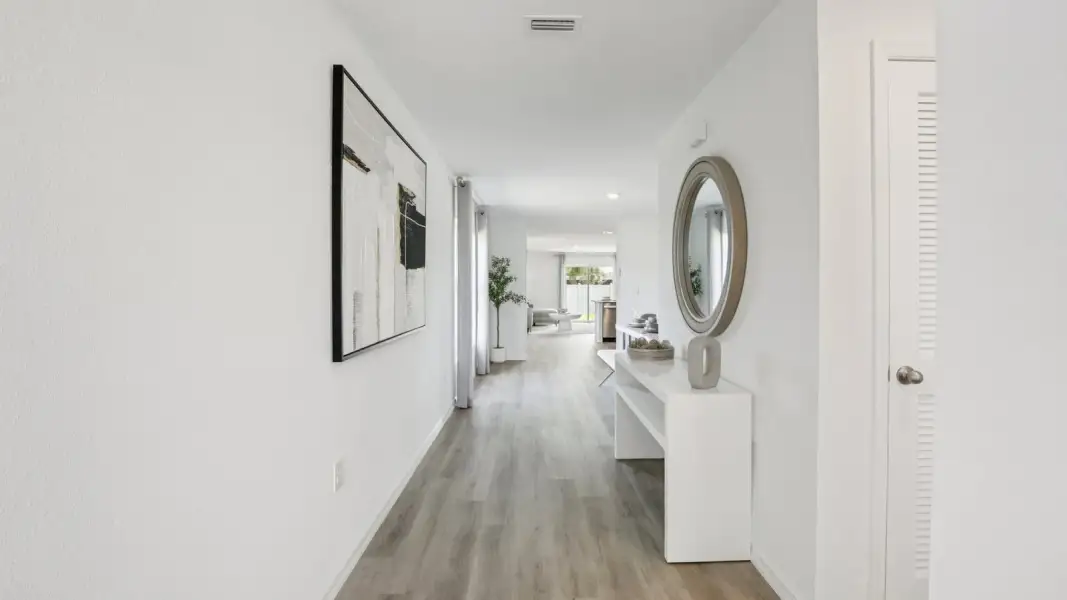 Furnished interior view inside a new home in Northwater at Two Rivers, Zephyrhills (Image 3).