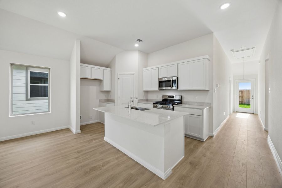 Furnished interior view inside a new home in Riviera Pines, Huffman (Image 8).