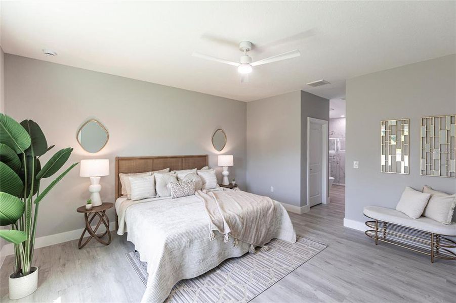 Furnished interior view inside a new home in , Punta Gorda (Image 42).