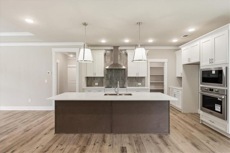 Furnished interior view inside a new home in , Statham (Image 5).