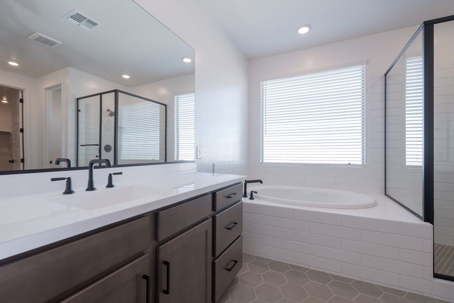 Furnished interior view inside a new home in Terraza, San Tan Valley (Image 7). Furnished interior view inside a new home in Terraza, San Tan Valley (Image 7).