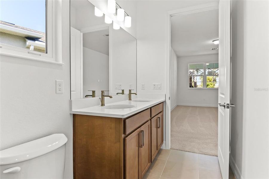 Furnished interior view inside a new home in The Reserve at Victoria, Deland (Image 49). Furnished interior view inside a new home in The Reserve at Victoria, Deland (Image 49).