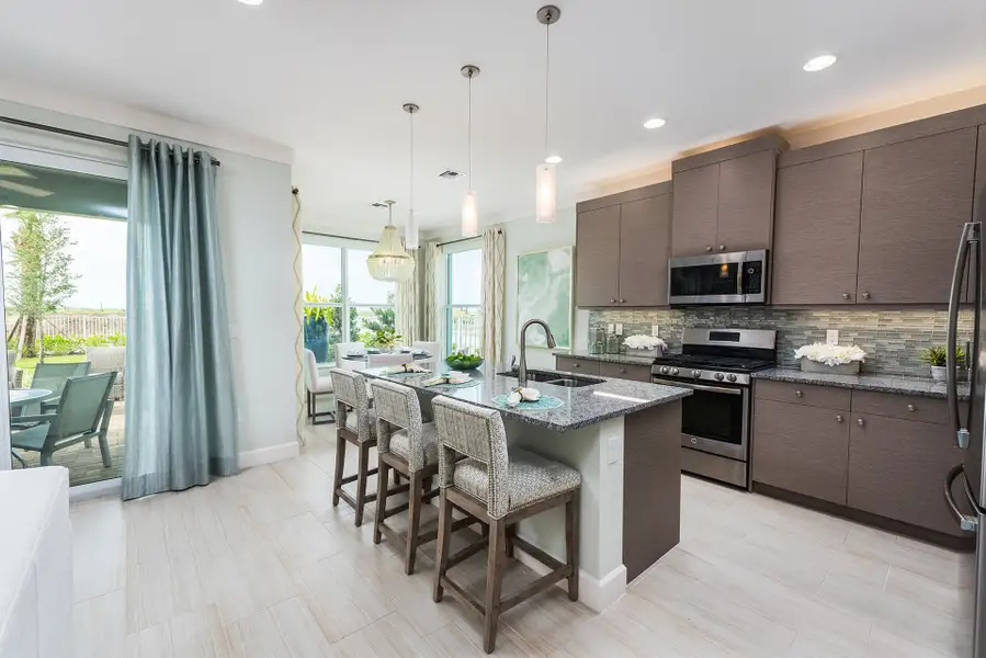 Representative furnished interior of a home built from the Ibis II by GL Homes in Valencia Vista at Riverland, Port St. Lucie (Image 5).