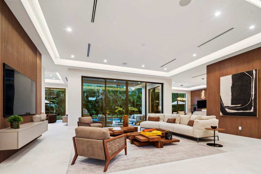 Furnished interior view inside a new home in , Boca Raton (Image 11). Furnished interior view inside a new home in , Boca Raton (Image 11).