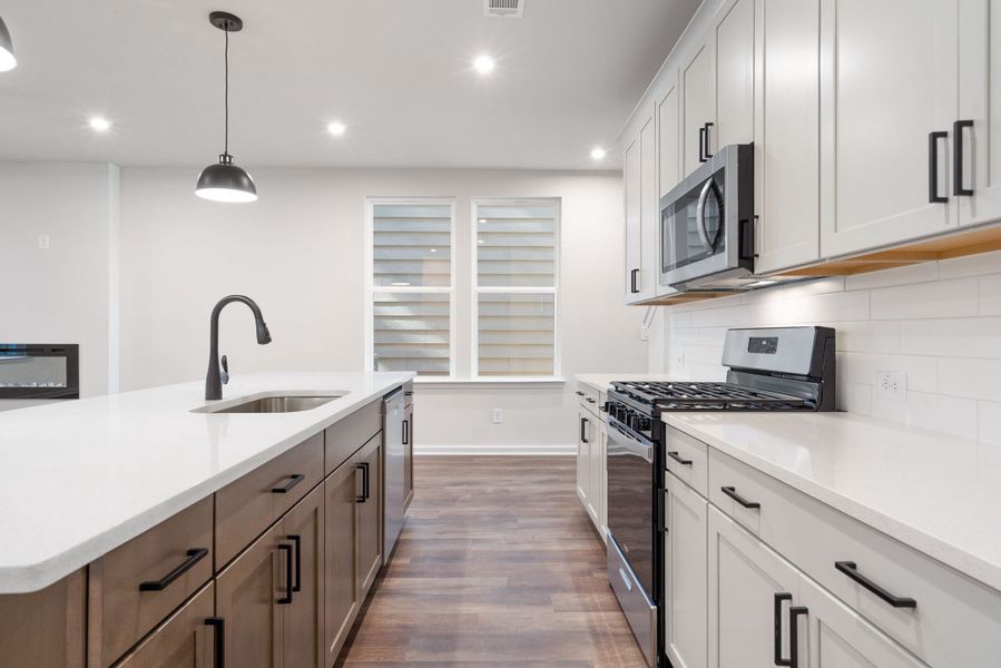 Representative furnished interior of a home built from the The Cary B - LS by Davidson Homes LLC in Lake Shore, Winder (Image 9).