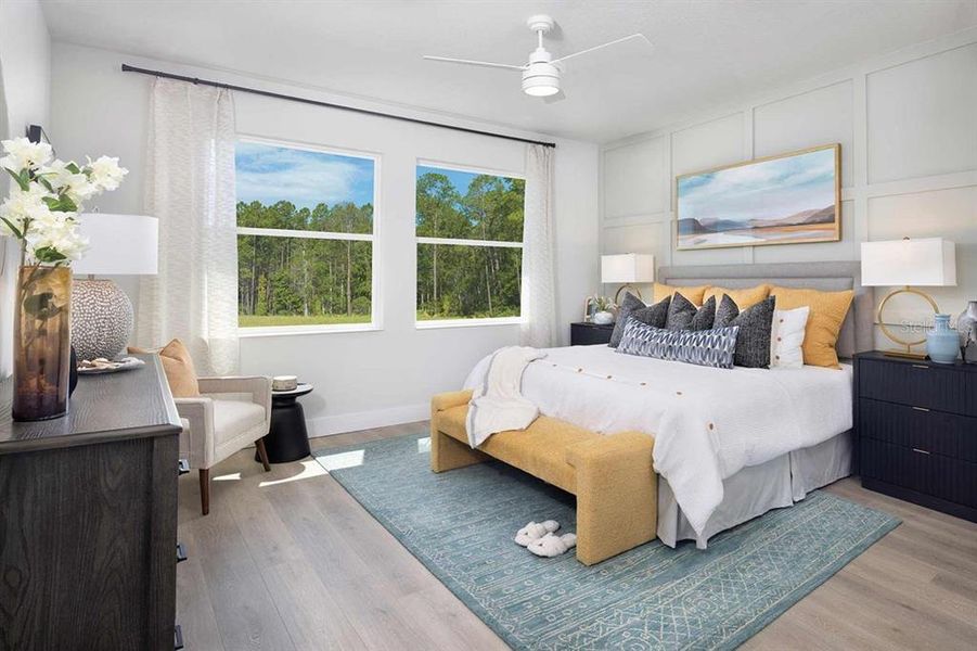 Furnished interior view inside a new home in Chapel Crossings - Garden Series, Wesley Chapel (Image 6).