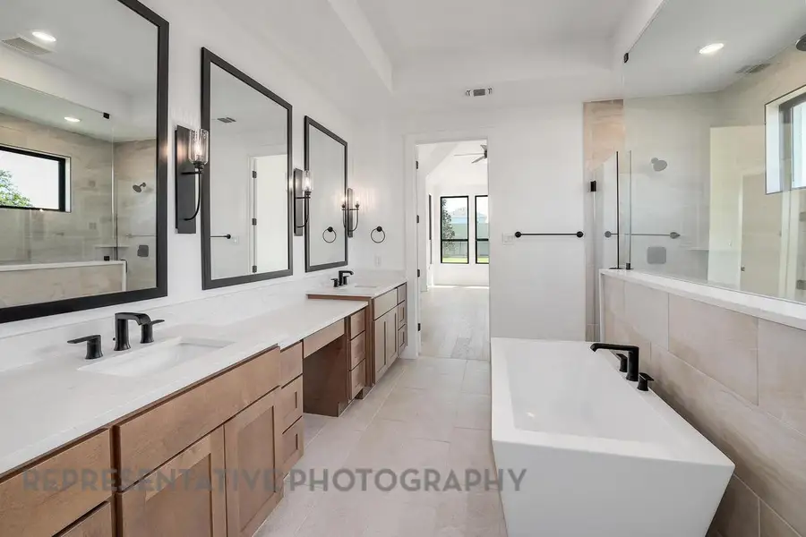 Furnished interior view inside a new home in Parkside On The River: 70ft. lots, Georgetown (Image 10).