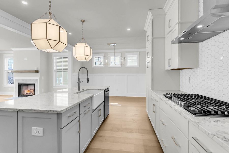 Furnished interior view inside a new home in Miller's Crossing, Johns Island (Image 9).
