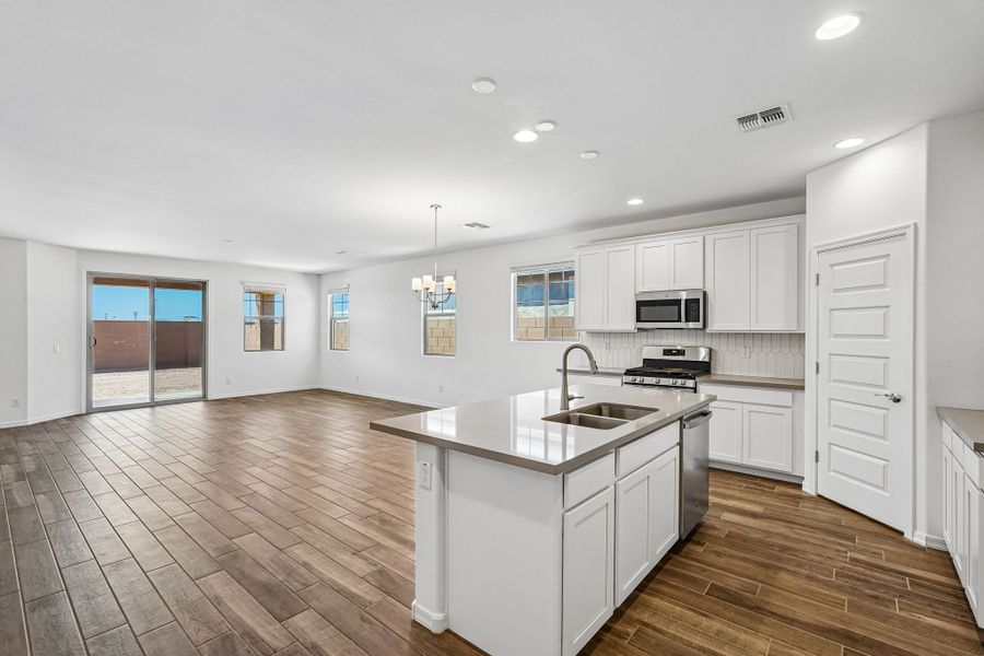 Furnished interior view inside a new home in Hawes Crossing, Mesa (Image 12).