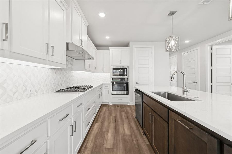 Furnished interior view inside a new home in Sandbrock Ranch, Aubrey (Image 7).