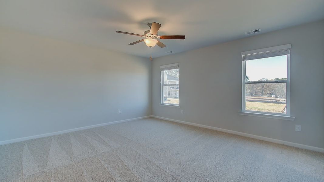 Representative furnished interior of a home built from the Pelham by DRB Homes in Cottages of Bearwood, Mount Pleasant (Image 42).