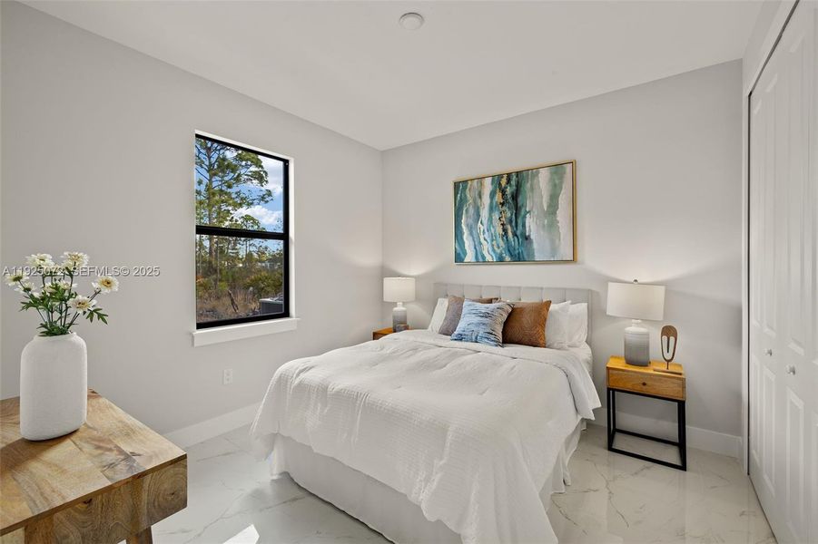 Furnished interior view inside a new home in , Naples (Image 22).