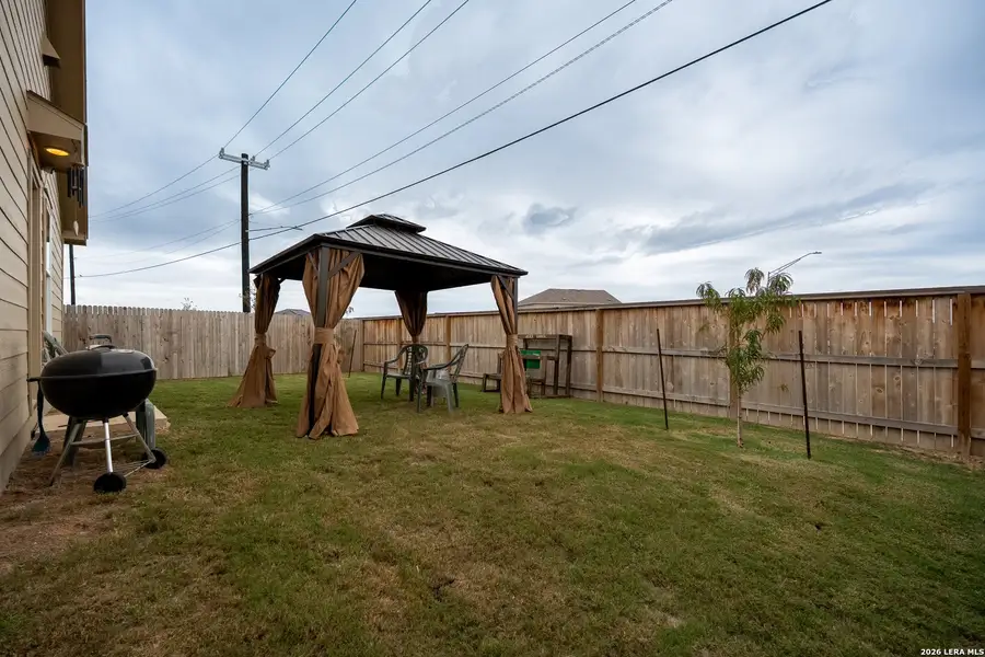 Exterior details and patio area of a home in Mission del Lago, San Antonio (Image 3). Exterior details and patio area of a home in Mission del Lago, San Antonio (Image 3).