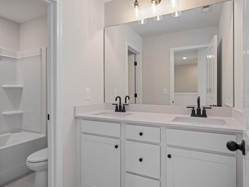 Furnished interior view inside a new home in Forestville Yard Townhomes, Knightdale (Image 9). Furnished interior view inside a new home in Forestville Yard Townhomes, Knightdale (Image 9).