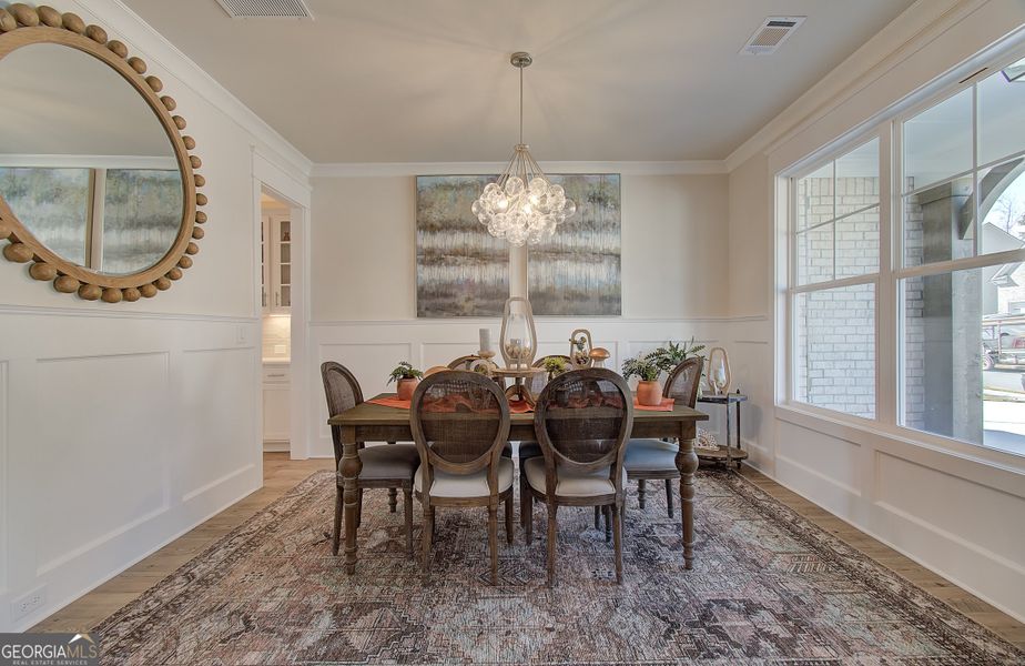 Furnished interior view inside a new home in Mallard’s Landing, Jefferson (Image 5).