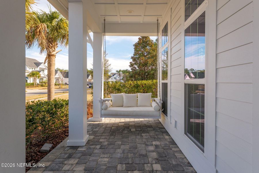 Exterior details and patio area of a home in Nocatee, Ponte Vedra (Image 30). Exterior details and patio area of a home in Nocatee, Ponte Vedra (Image 30).