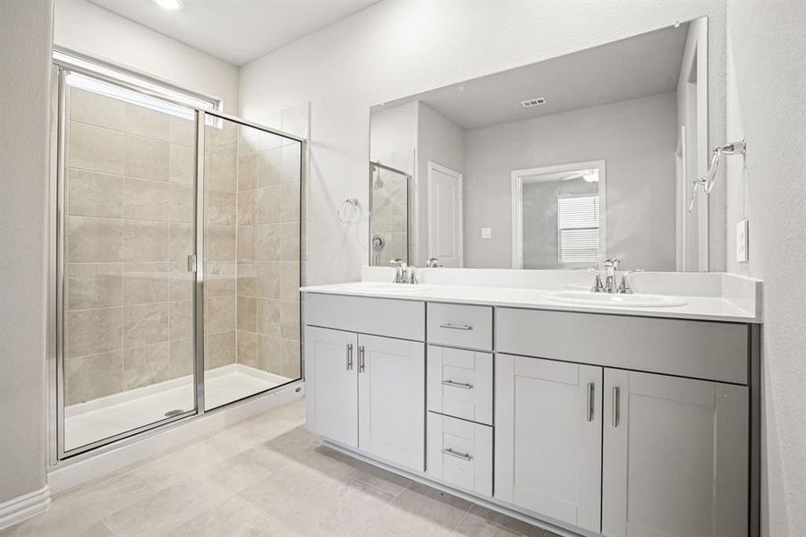 Furnished interior view inside a new home in Lakehaven - Premier Series, Farmersville (Image 11). Furnished interior view inside a new home in Lakehaven - Premier Series, Farmersville (Image 11).