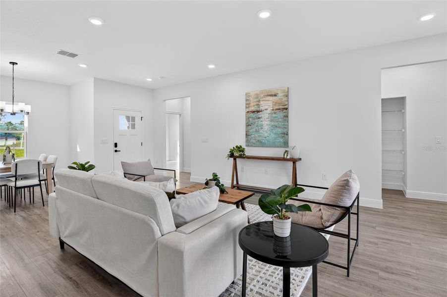 Furnished interior view inside a new home in , Ocala (Image 16).