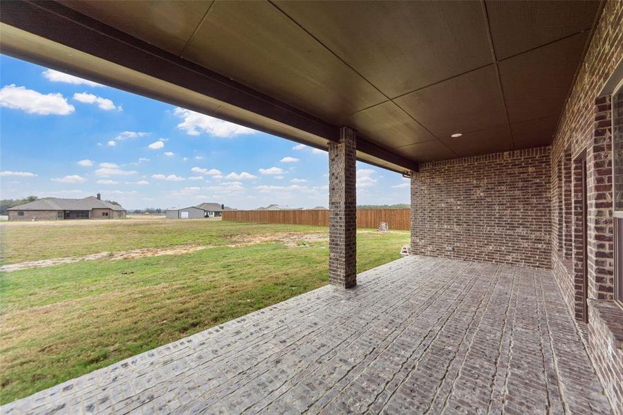 Exterior details and patio area of a home in , Terrell (Image 23).