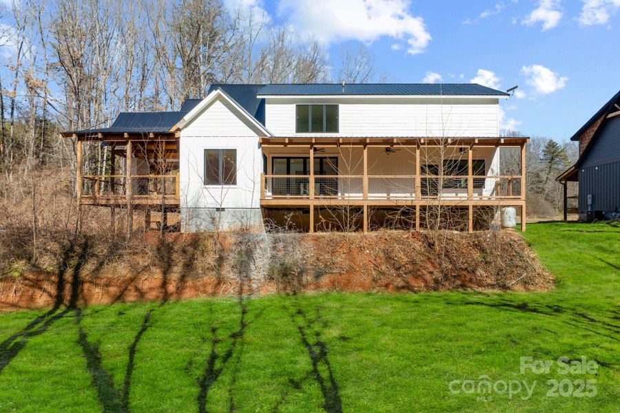 Front exterior of a new home in , Cullowhee, NC, highlighting curb appeal (Image 24).