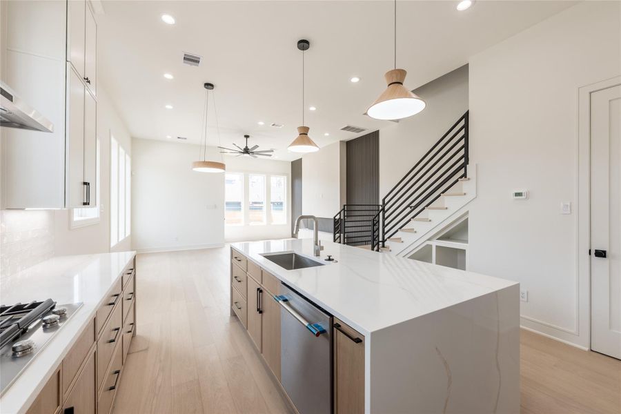 Furnished interior view inside a new home in , Houston (Image 8).