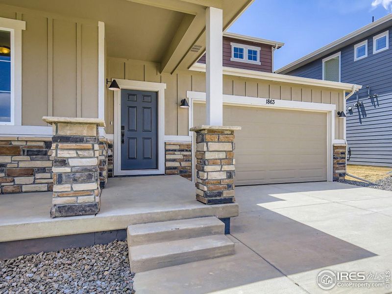 Front entry Front entry