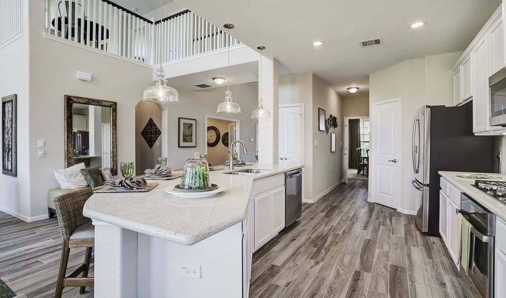 Kitchen with access to dining room