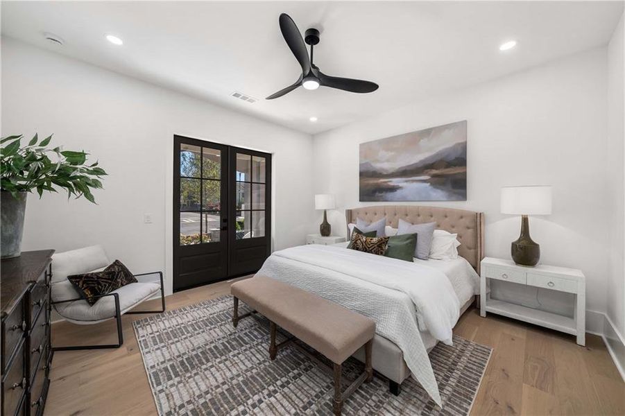 Furnished interior view inside a new home in Echo at Crabapple, Milton (Image 34).
