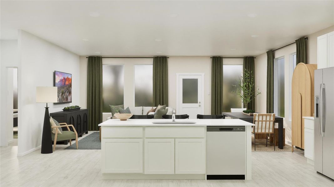 Furnished interior view inside a new home in Magnolia Forest, Montgomery (Image 9).