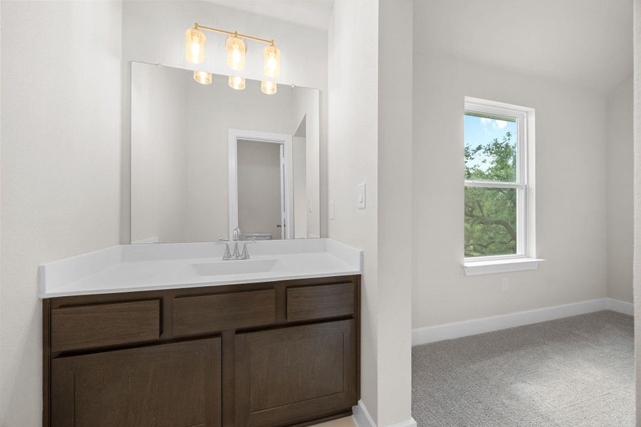 Furnished interior view inside a new home in Parmer Ranch - 60', Georgetown (Image 11).