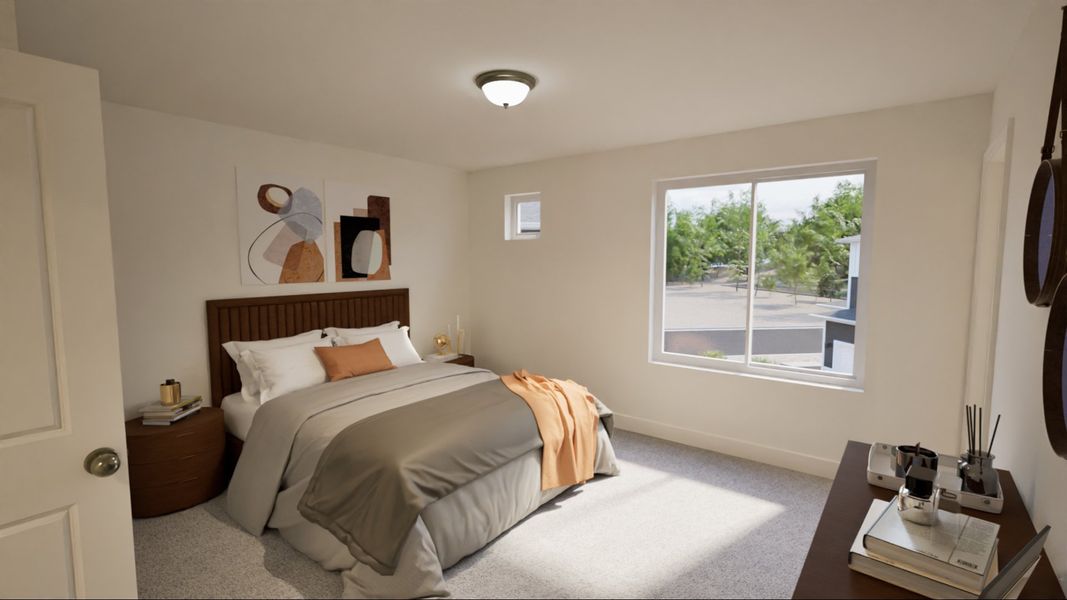 Furnished interior view inside a new home in Muegge Farms, Bennett (Image 10). Furnished interior view inside a new home in Muegge Farms, Bennett (Image 10).