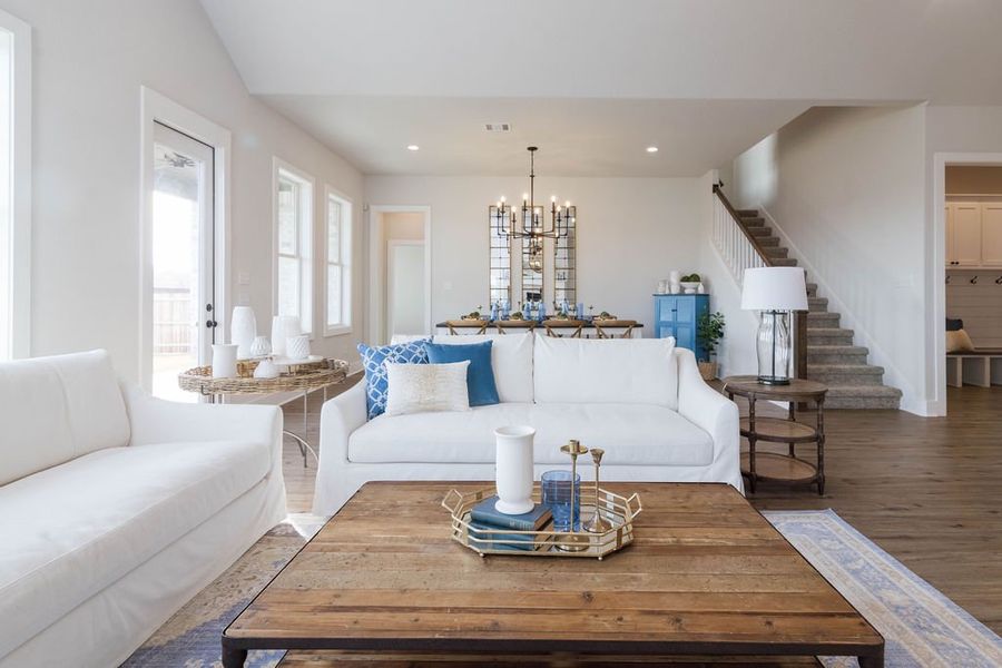 Representative furnished interior of a home built from the The Lydia by Reece Homes in Traditions, Bryan (Image 10).