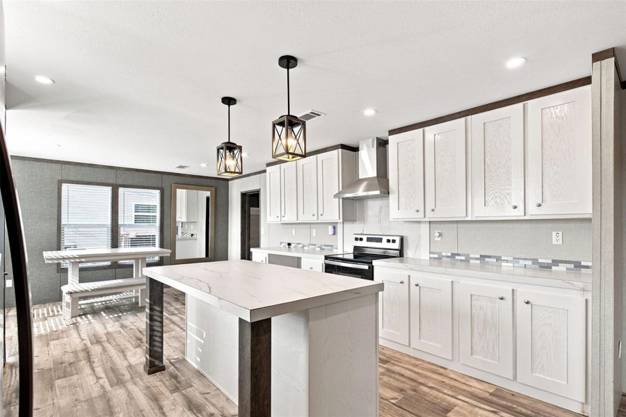Furnished interior view inside a new home in , Conroe (Image 6).