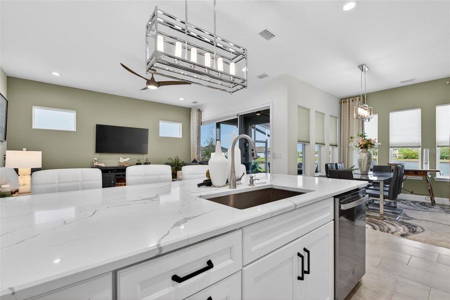 Furnished interior view inside a new home in , Daytona Beach (Image 16).