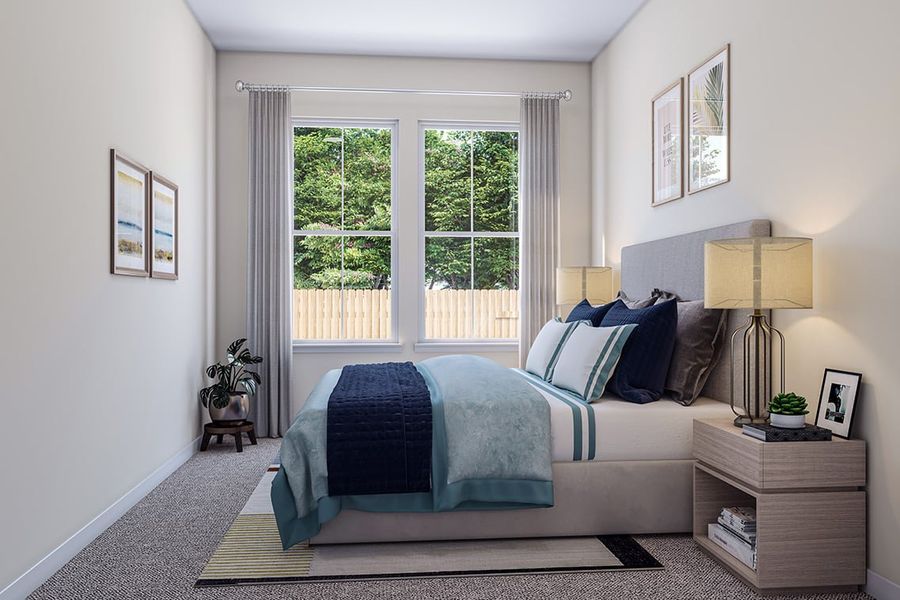 Furnished interior view inside a new home in Arbor Collection At Park Central, Georgetown (Image 14).