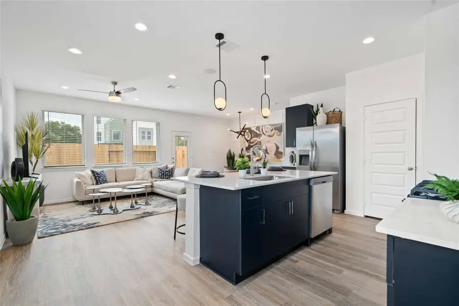Furnished interior view inside a new home in Alaia Crossing, Houston (Image 20).