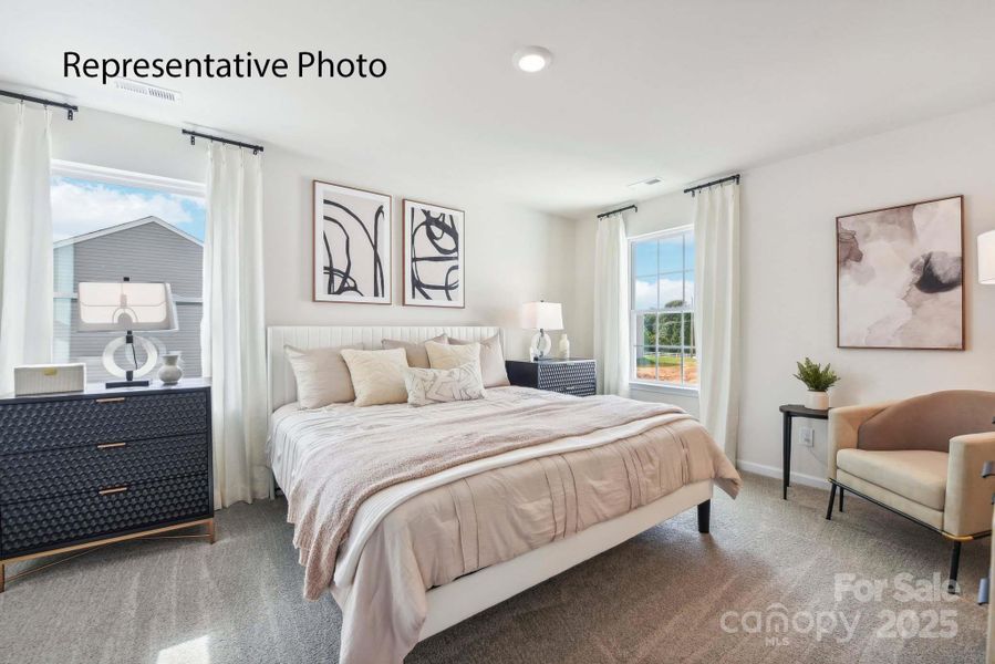 Furnished interior view inside a new home in Woodhaven at Chester, Chester (Image 9).