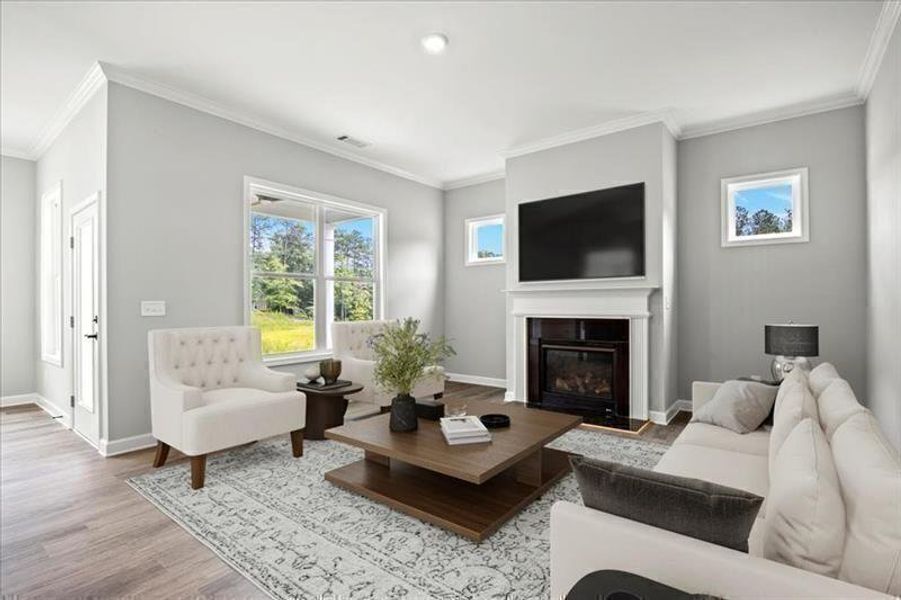 Furnished interior view inside a new home in Cooks Farm, Woodstock (Image 19). Furnished interior view inside a new home in Cooks Farm, Woodstock (Image 19).