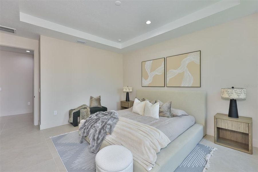 Furnished interior view inside a new home in , Tampa (Image 47).