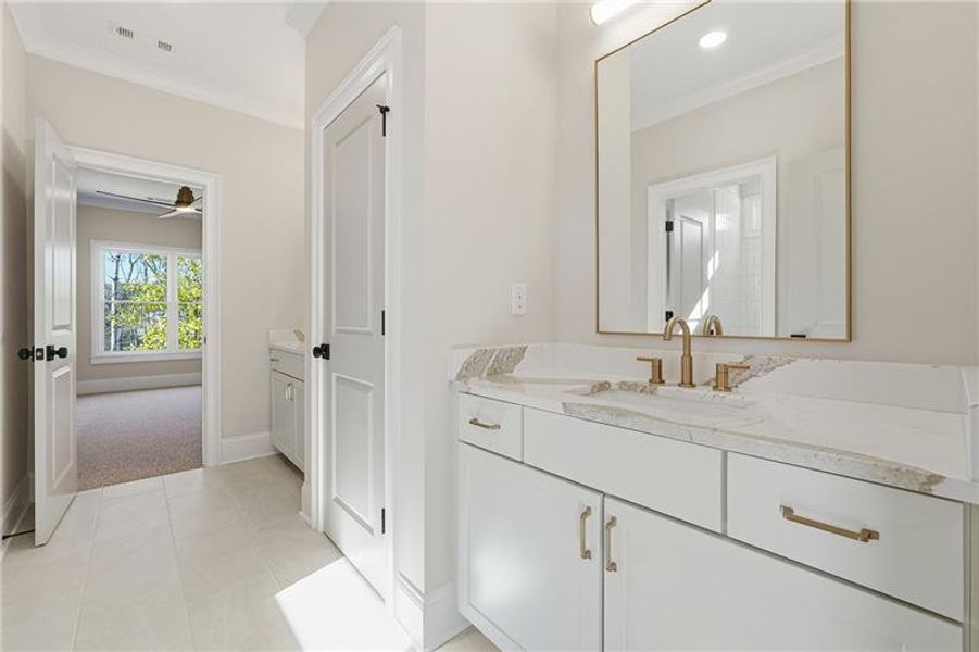 Furnished interior view inside a new home in , Marietta (Image 17).