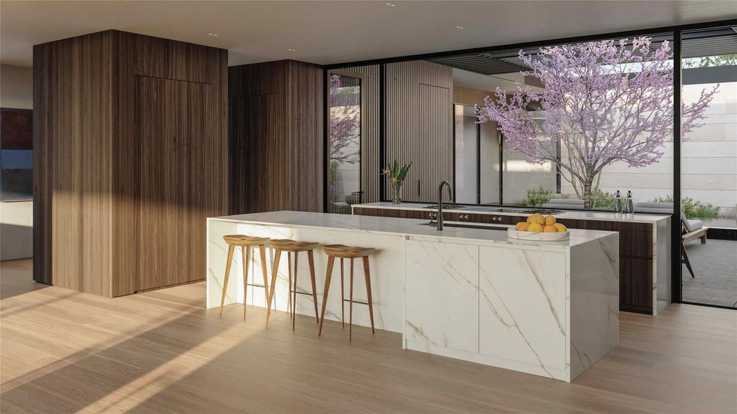 Furnished interior view inside a new home in Four Seasons Private Residences Lake Austin, Austin (Image 15).