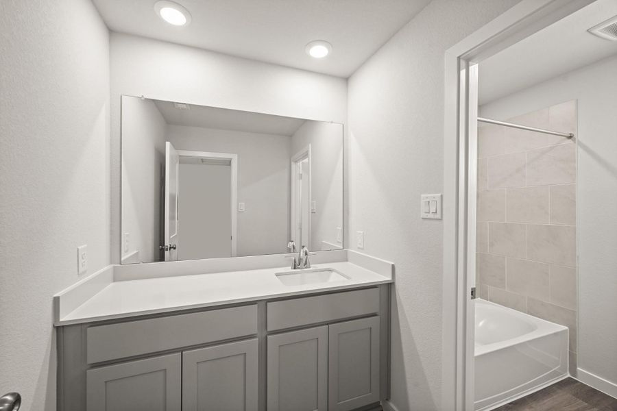 Furnished interior view inside a new home in Northpark South, Porter (Image 8). Furnished interior view inside a new home in Northpark South, Porter (Image 8).