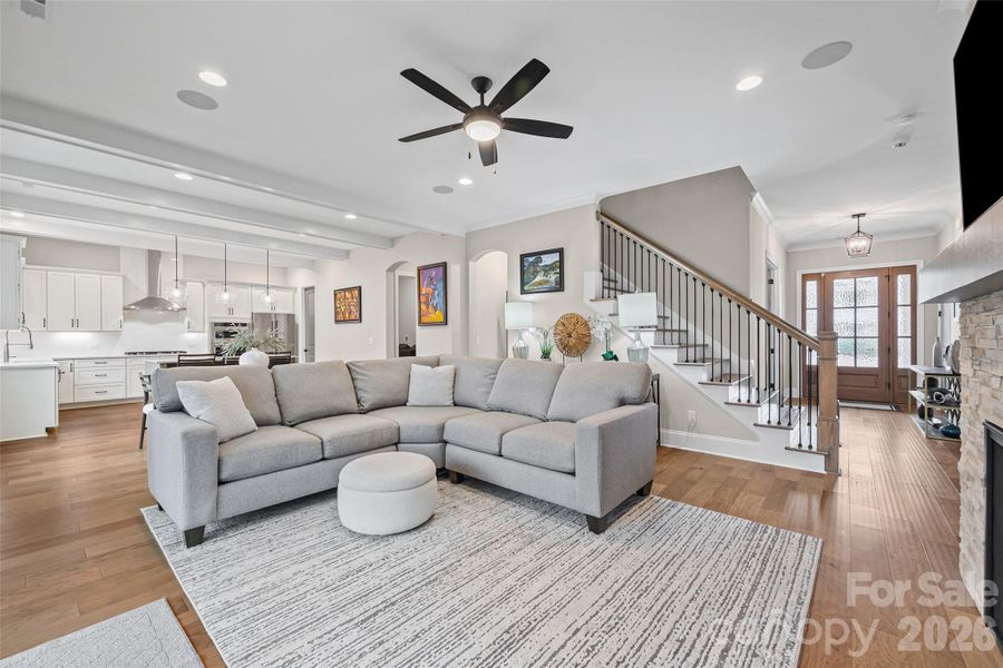 Furnished interior view inside a new home in , Charlotte (Image 6).