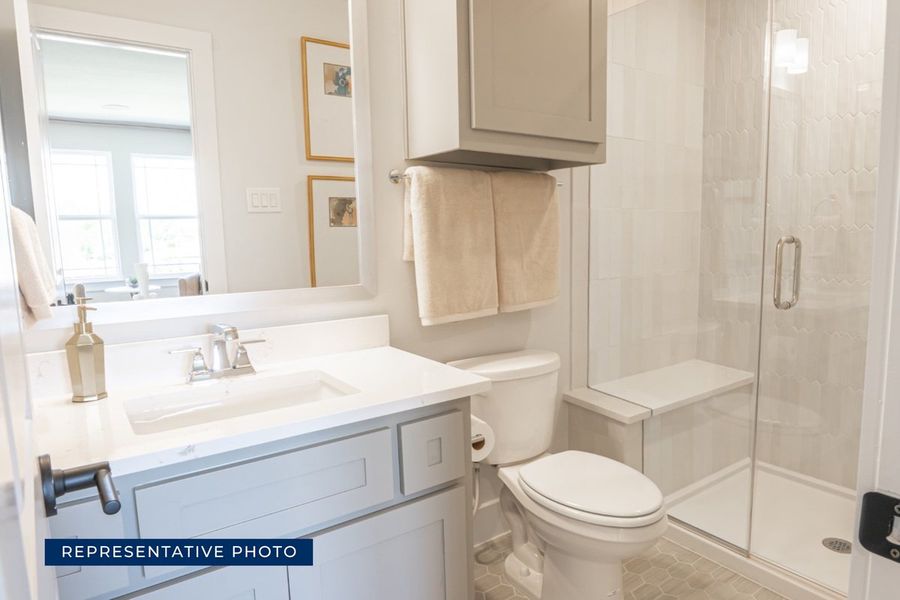 Representative furnished interior of a home built from the Acacia R by First Texas Homes in The Abbey at Mercer Crossing, Farmers Branch (Image 15).