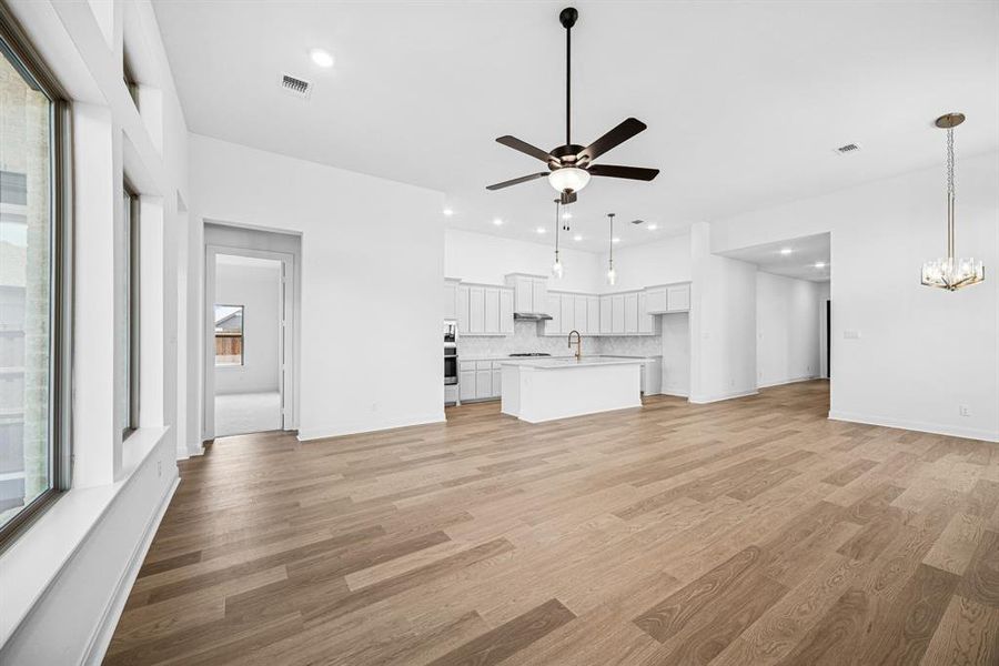 Spacious, unfurnished interior of a new home in Karis - Village Series, Crowley (Image 25). Spacious, unfurnished interior of a new home in Karis - Village Series, Crowley (Image 25).