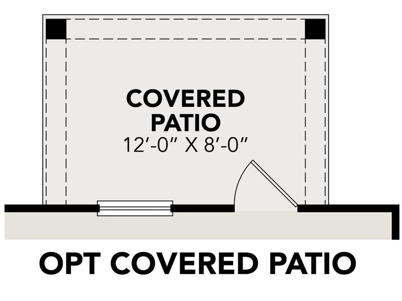 2D floor plan layout for the The Charlotte A by Davidson Homes LLC in Cedar Heights, San Antonio, TX (Image 5). 2D floor plan layout for the The Charlotte A by Davidson Homes LLC in Cedar Heights, San Antonio, TX (Image 5).