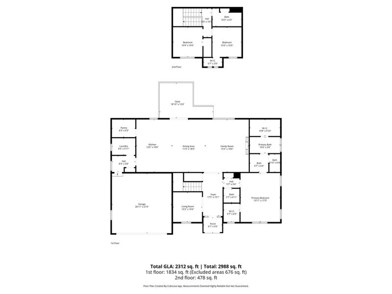 2D floor plan layout of this home in , Kings Mountain, NC (Image 4).